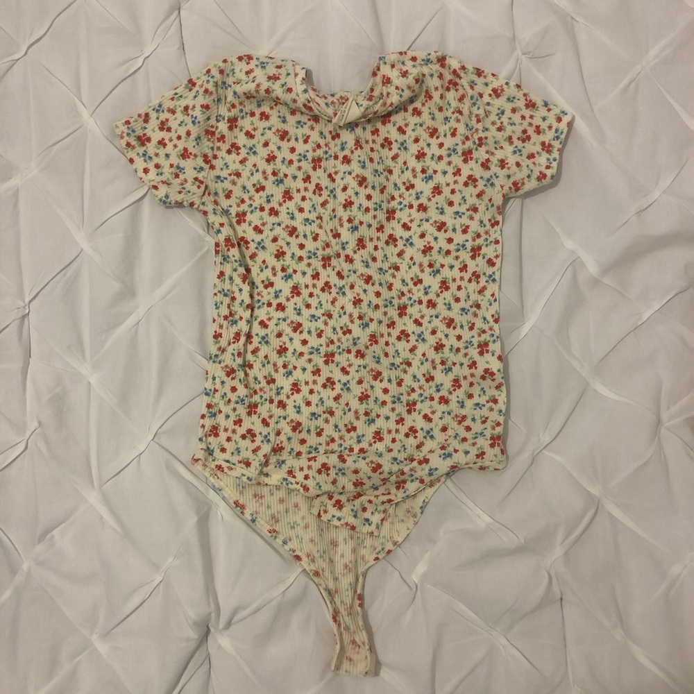 Zara Girls Floral Top (body suit)